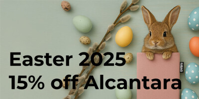 Ostern 2025 Rabatt - Stylisch zu Ostern: 15 % Rabatt auf fitBAG Alcantara-Hüllen