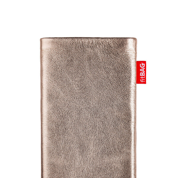 fitBAG Groove Roségold    custom tailored nappa leather sleeve with integrated MicroFibre lining