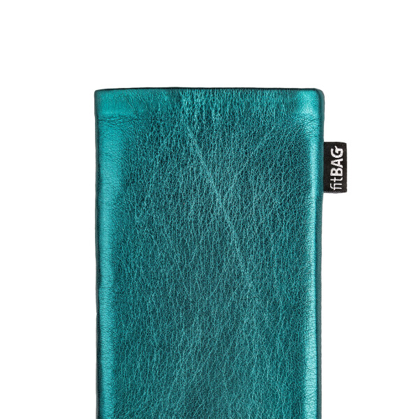 fitBAG Groove Emerald    custom tailored nappa leather sleeve with integrated MicroFibre lining