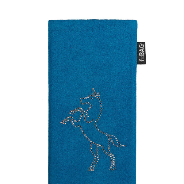 fitBAG Pop Classic Sky Blue Unicorn    custom tailored Alcantara® sleeve with Swarovski® Crystals
