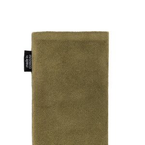 fitBAG Classic Khaki Stitch Android Light    custom tailored nappa leather sleeve with integrated MicroFibre lining
