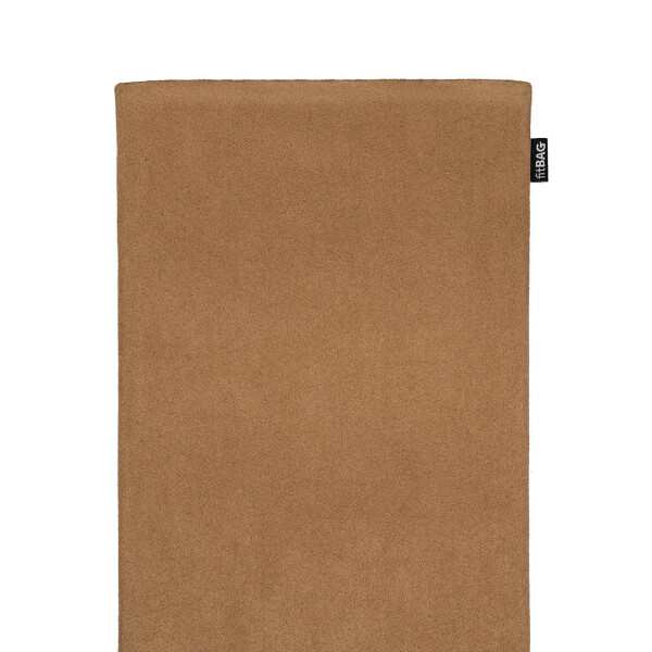 fitBAG Classic Sand    custom tailored Alcantara tablet sleeve with integrated MicroFibre lining