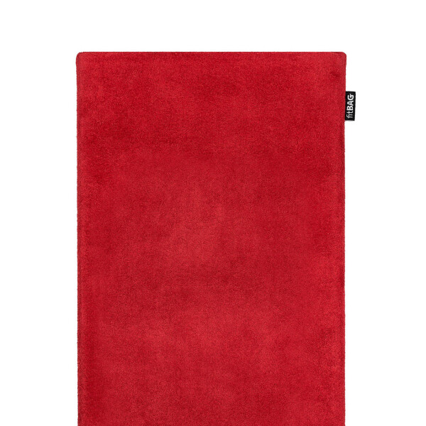 fitBAG Classic Red    custom tailored Alcantara tablet sleeve with integrated MicroFibre lining