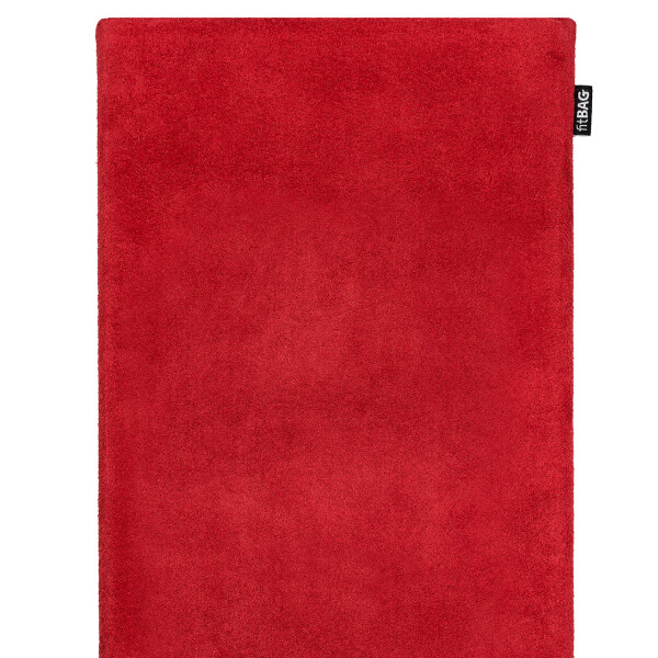 fitBAG Classic Red    custom tailored Alcantara notebook sleeve with integrated MicroFibre lining