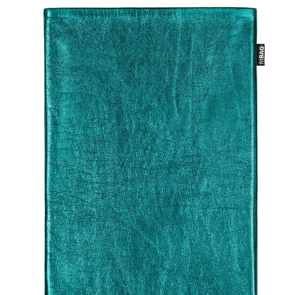 fitBAG Groove Emerald    custom tailored nappa leather notebook sleeve with integrated MicroFibre lining