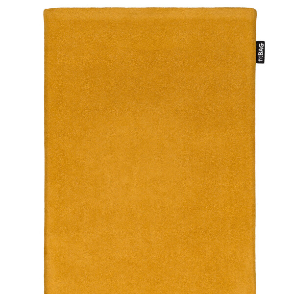 fitBAG Classic Curry    custom tailored Alcantara notebook sleeve with integrated MicroFibre lining