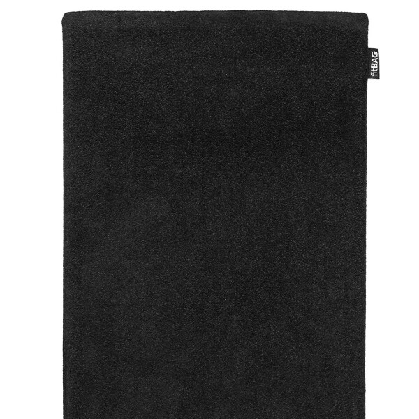 fitBAG Classic Black    custom tailored Alcantara notebook sleeve with integrated MicroFibre lining