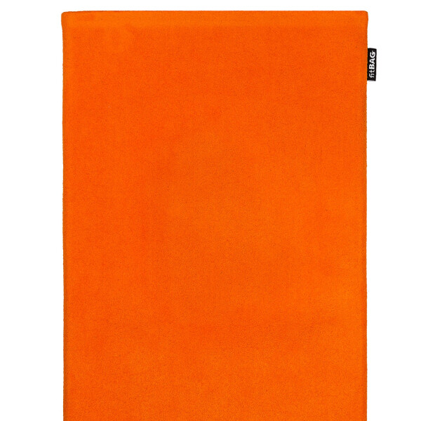fitBAG Classic Orange    custom tailored Alcantara notebook sleeve with integrated MicroFibre lining