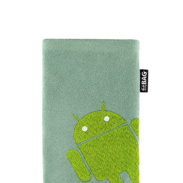 fitBAG Classic Mint Stitch Android Full    custom tailored nappa leather sleeve with integrated MicroFibre lining