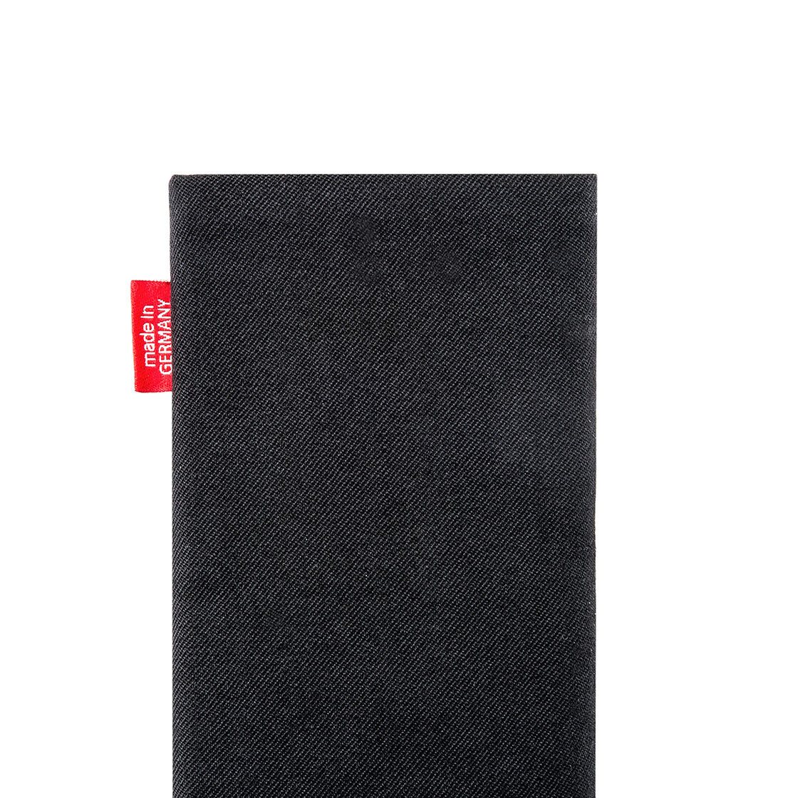 fitBAG Rave Noir en Tissu Pochette customis/ée adapt/ée Housse de Protection pour Xiaomi Redmi Note 9S Fabriqu/é en Allemagne Nettoyage de l/’/écran