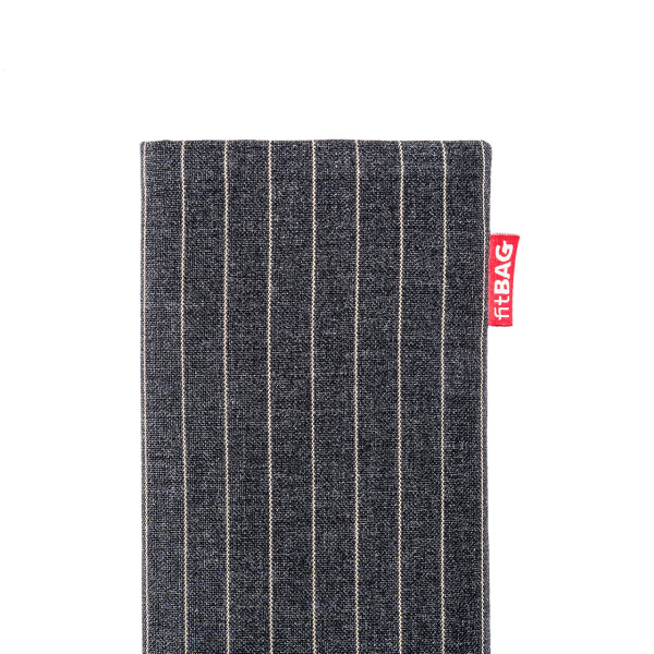 fitBAG Twist Gray    custom tailored fine suit sleeve with integrated MicroFibre lining