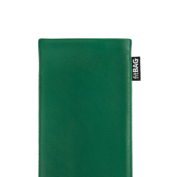 fitBAG Fusion Green Black    custom tailored fine suit sleeve with integrated MicroFibre lining